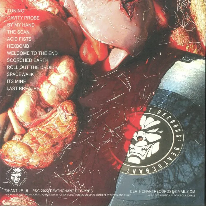 Обратная сторона обложки — HELLFISH — Meat Machine Attack System