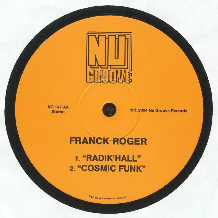 Back cover — Franck ROGER — Cosmic Tree EP