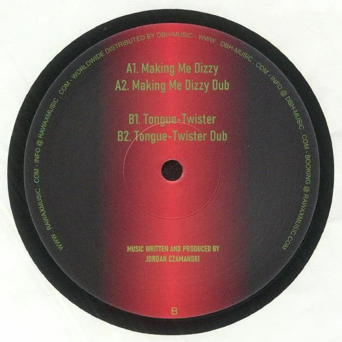 Back cover — JORDAN GCZ — Dizzy Dizzy Dizzy