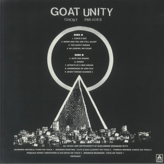 Back cover — GUILHERME GRANADO GOAT UNITY — Ghost Parades