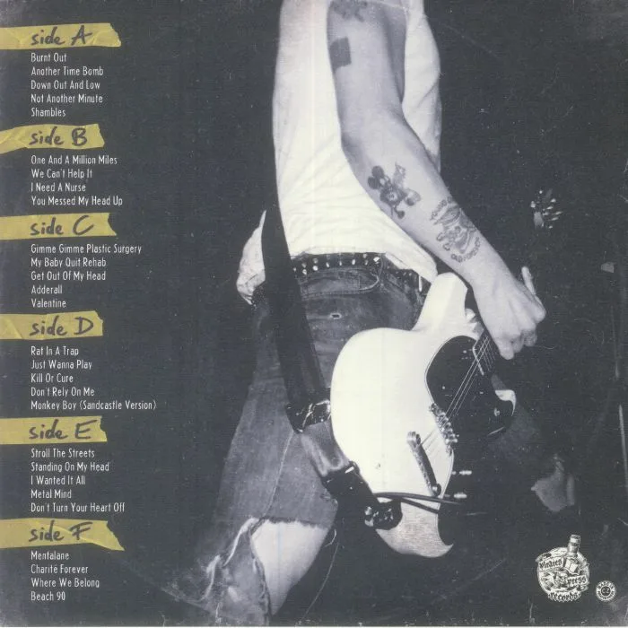 Back cover — DEECRACKS — 20 Years: A Frantic Effort