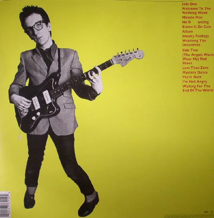 Back cover — Elvis COSTELLO — My Aim Is True
