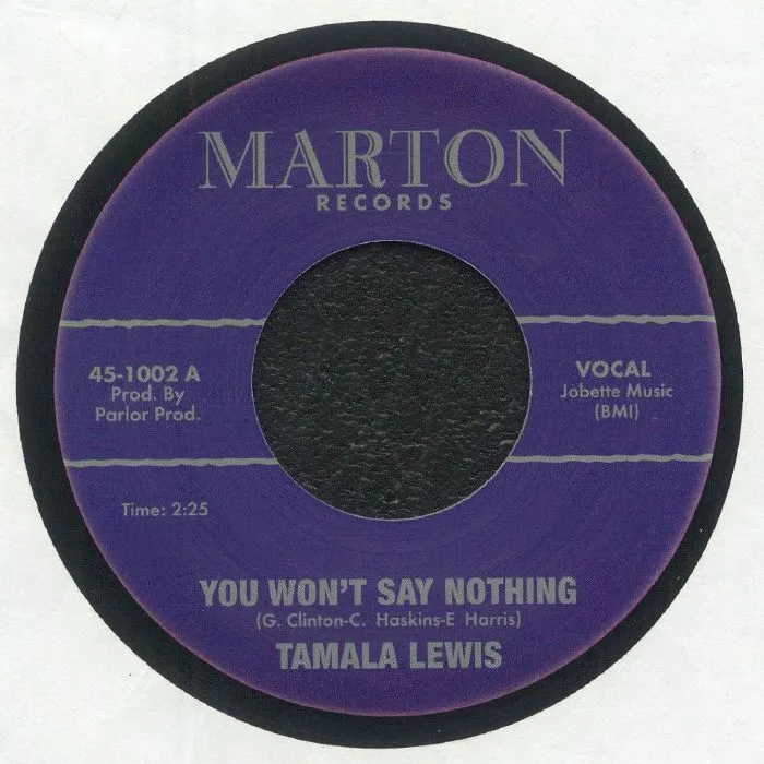 Back cover — Tamala LEWIS — You Won't Say Nothing
