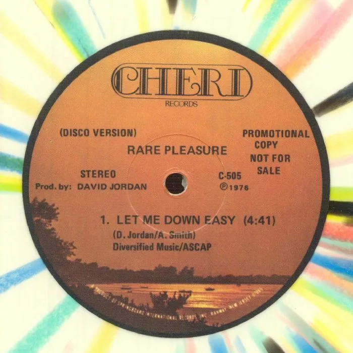 Back cover — RARE PLEASURE — Let Me Down Easy