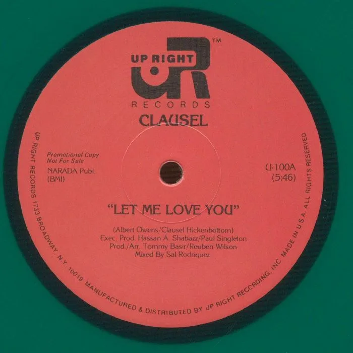 Обратная сторона обложки — CLAUSEL — Let Me Love You (reissue)