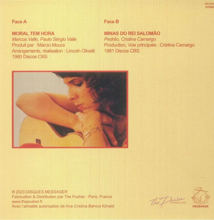 Back cover — Christina CARMARGO — Moral Tem Hora (reissue)