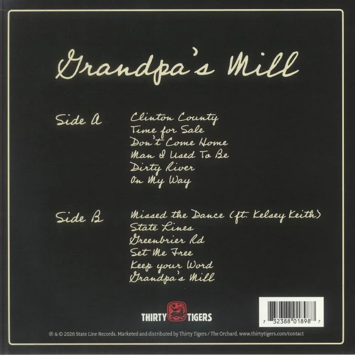 Обратная сторона обложки — Colton BOWLIN — Grandpa's Mill
