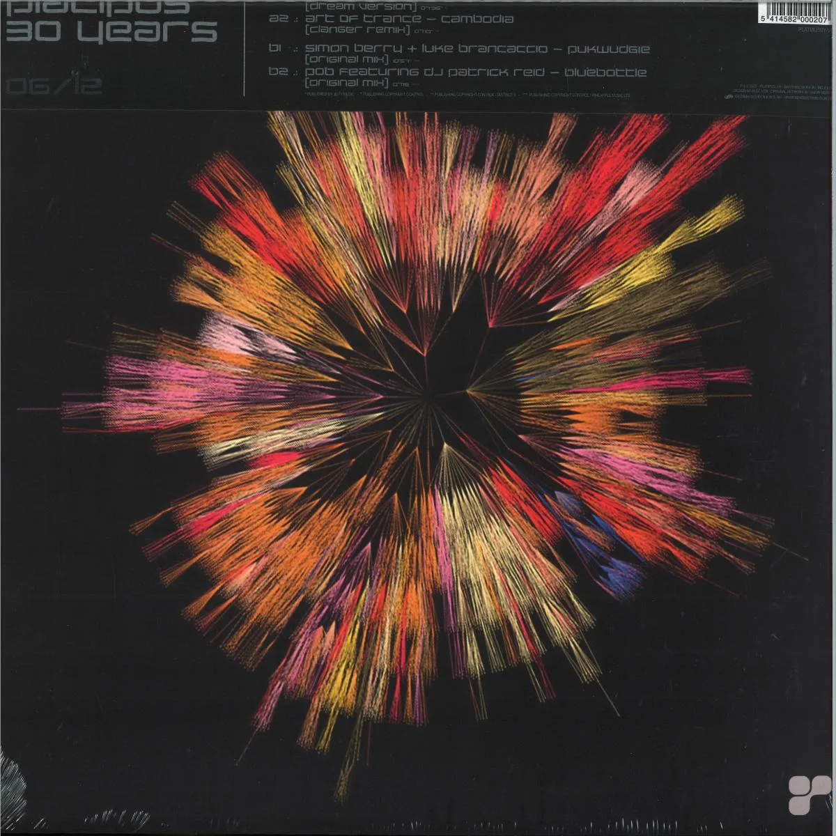 Back cover — Various — PLATIPUS 30 YEARS 06/12