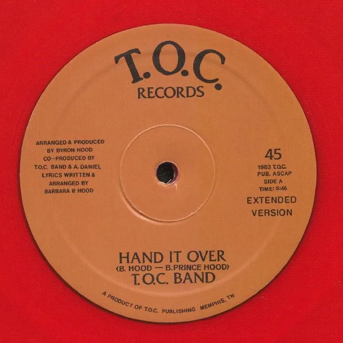 Лицевая сторона обложки — TOC BAND — Hand It Over (reissue)
