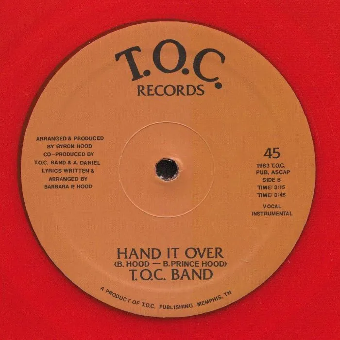 Обратная сторона обложки — TOC BAND — Hand It Over (reissue)