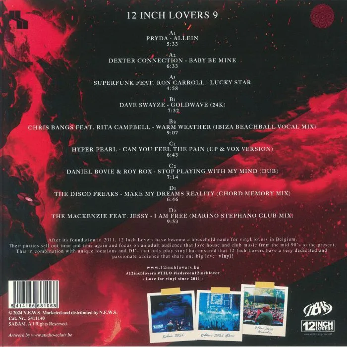 Back cover — VARIOUS — 12 Inch Lovers 9