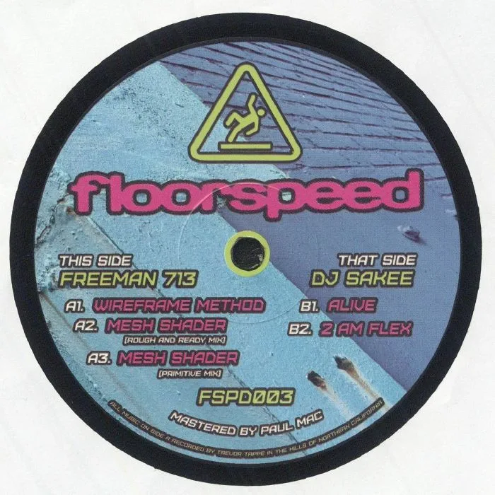 Лицевая сторона обложки — FREEMAN 713 / DJ SAKEE — Floorspeed 003