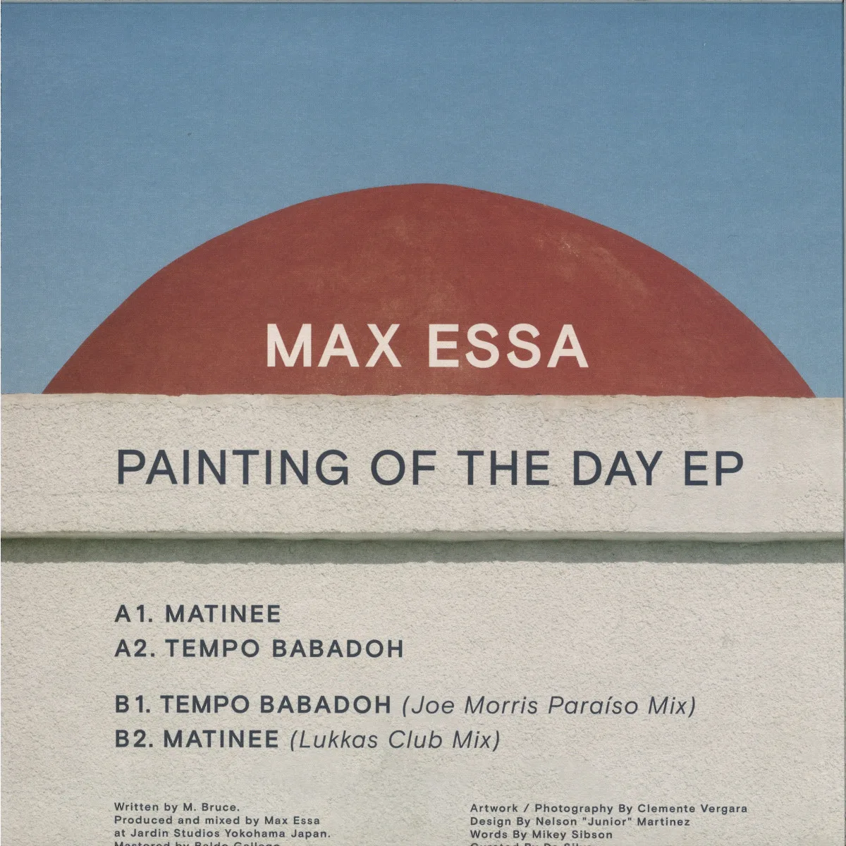 Back cover — Max Essa — Painting Of The Day EP