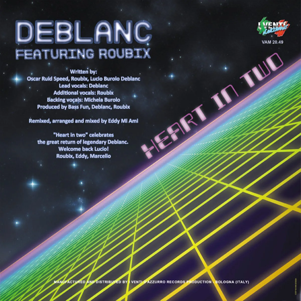 Обратная сторона обложки — Deblanc — Heart In Two