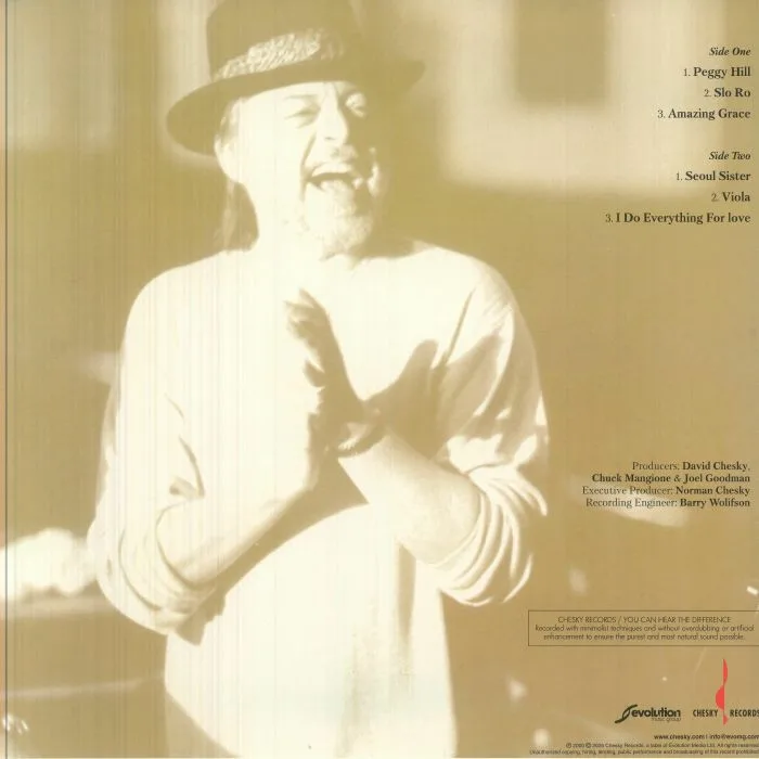 Обратная сторона обложки — Chuck MANGIONE — Everything For Love (Chesky Original Masters)