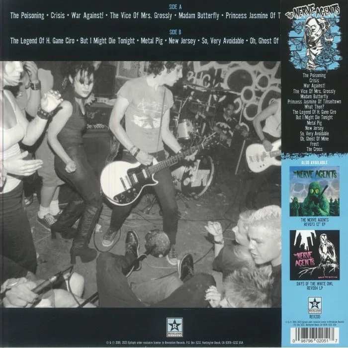 Обратная сторона обложки — The NERVE AGENTS — The Butterfly Collection (Deluxe Edition)