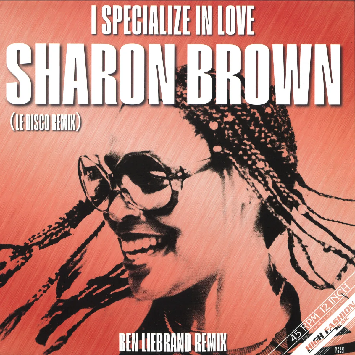 Обратная сторона обложки — Sharon Brown — I SPECIALIZE IN LOVE