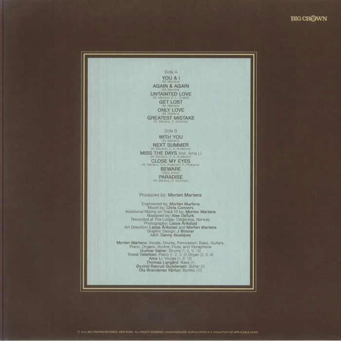 Back cover — LES IMPRIMES — Fading Forward