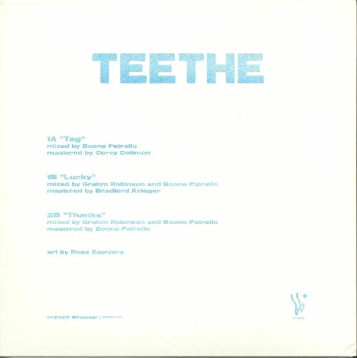 Обратная сторона обложки — TEETHE — Tag