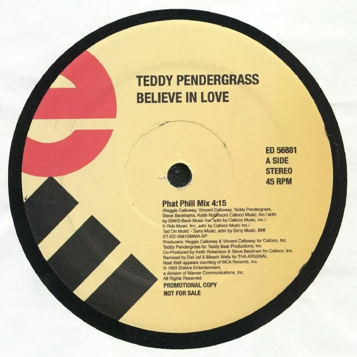 Teddy PENDERGRASS — Believe In Love (Phat Phili mix)