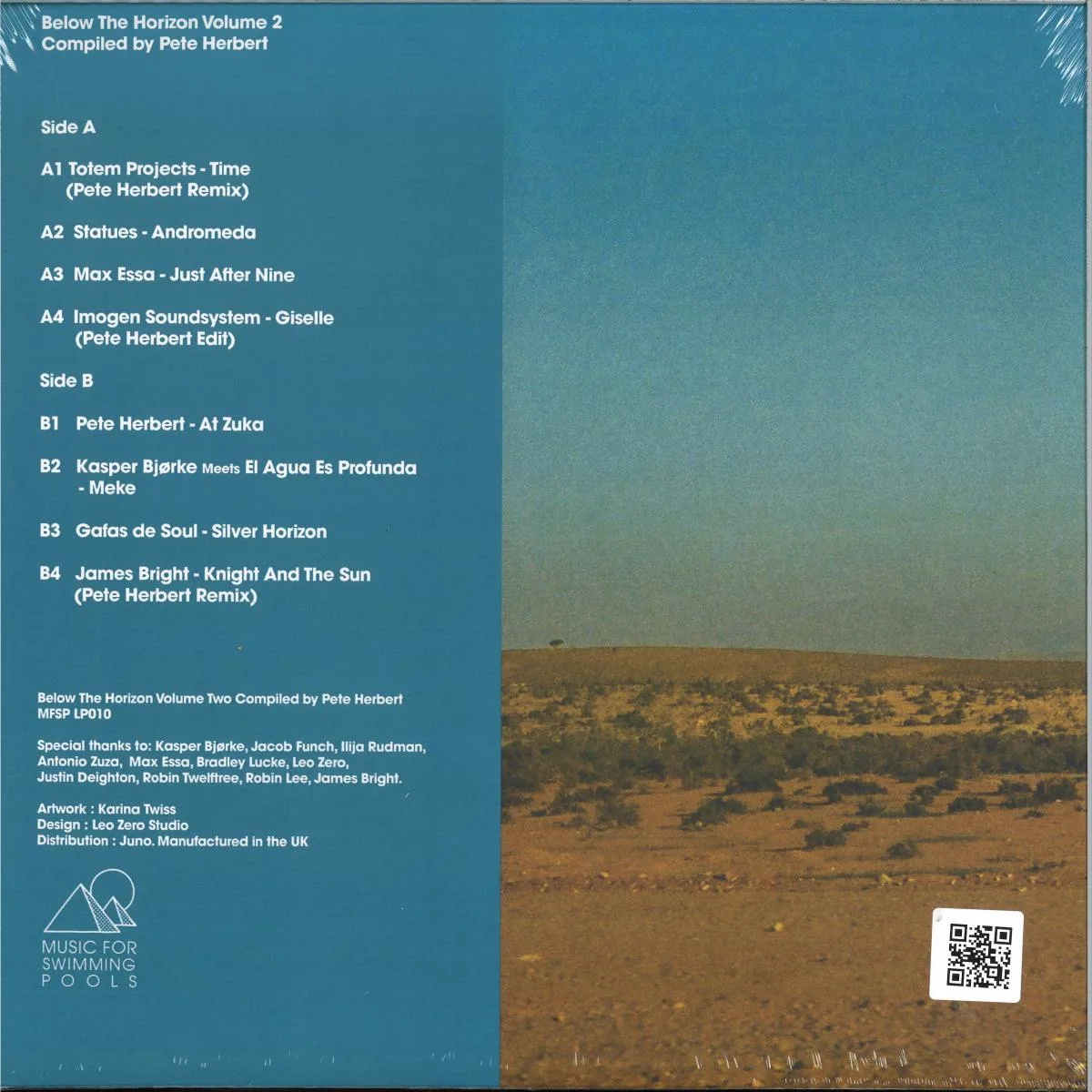 Обратная сторона обложки — Various — Below The Horizon Volume Two