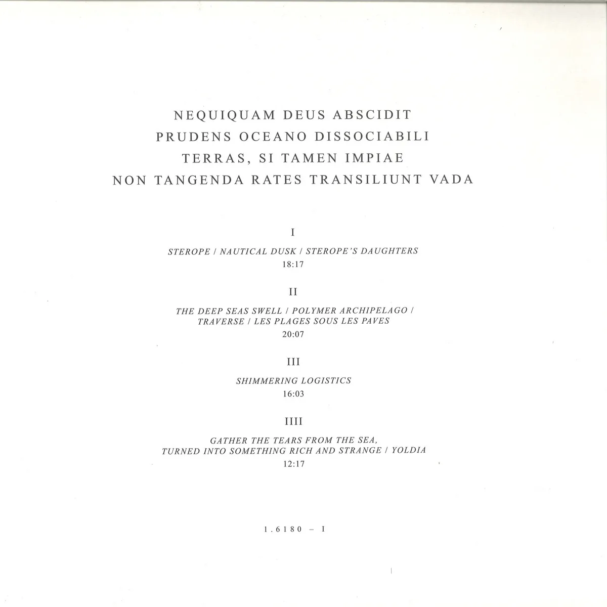 V/A — First LP 2x12"