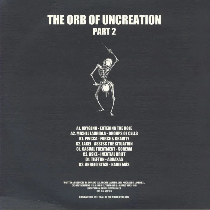Обратная сторона обложки — VARIOUS — The Orb Of Uncreation Part 2