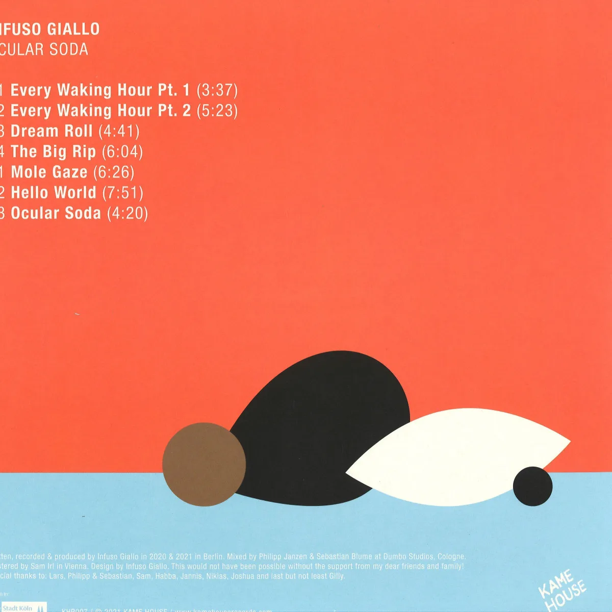 Back cover — Infuso Giallo — Ocular Soda