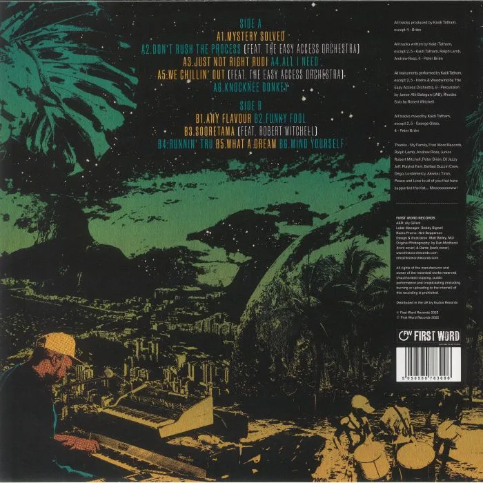 Back cover — Kaidi TATHAM — Don't Rush The Process (reissue)
