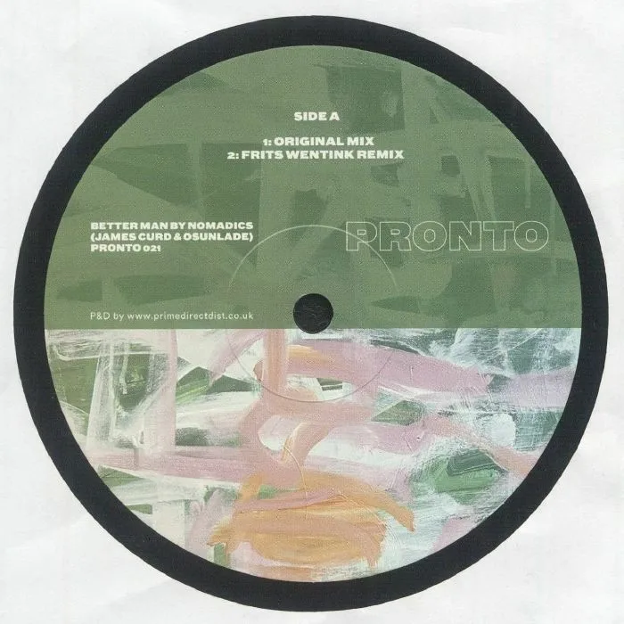 Front cover — NOMADICS aka JAMES CURD / OSUNLADE — Better Man