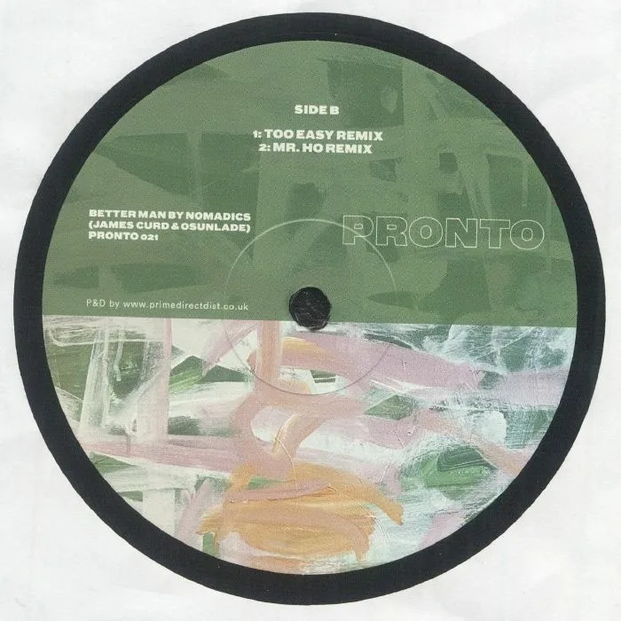 Back cover — NOMADICS aka JAMES CURD / OSUNLADE — Better Man