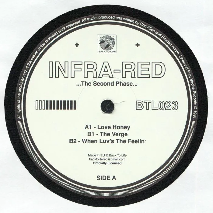 Лицевая сторона обложки — INFRA RED — The Second Phase (reissue)