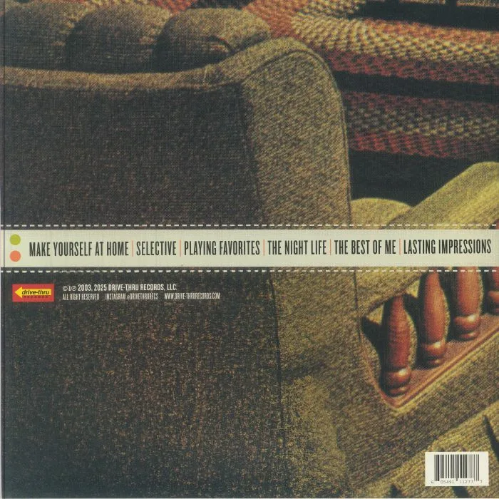 Обратная сторона обложки — The STARTING LINE — Make Yourself At Home (reissue)