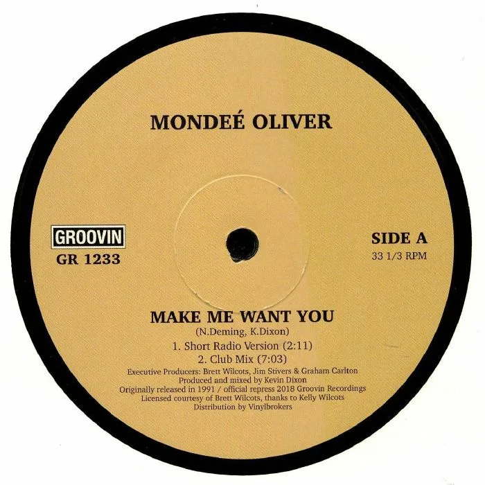 Лицевая сторона обложки — MONDEE OLIVER — Make Me Want You