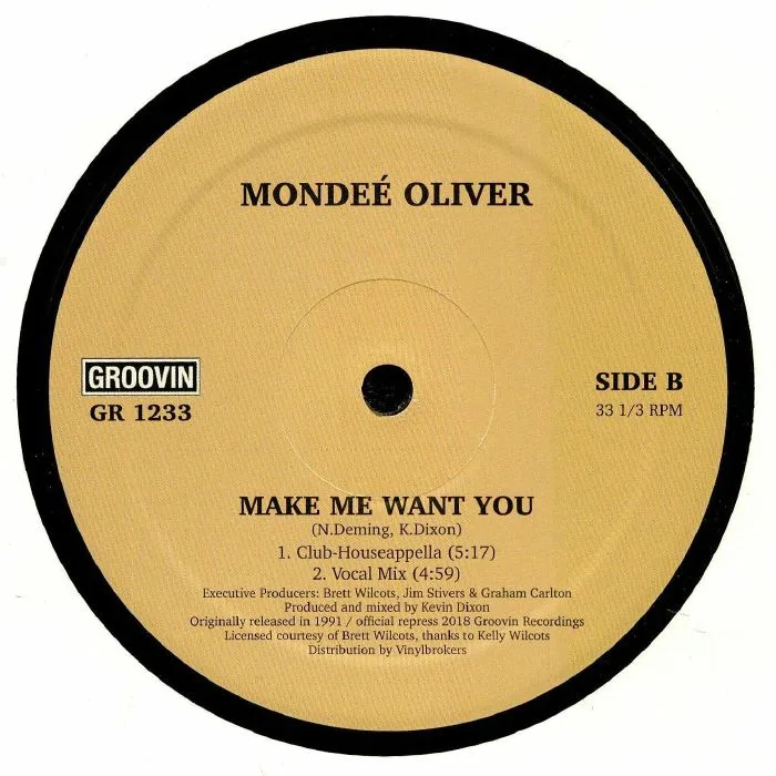 Обратная сторона обложки — MONDEE OLIVER — Make Me Want You