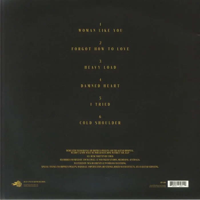 Back cover — CHILD — Rebirth