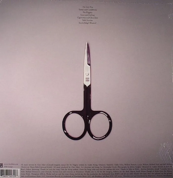 Обратная сторона обложки — CHET FAKER — Thinking In Textures