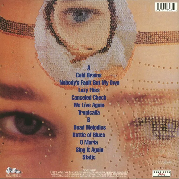 Обратная сторона обложки — BECK — Mutations (reissue)