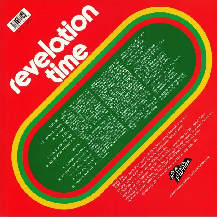 Back cover — MAX ROMEO — Revelation Time