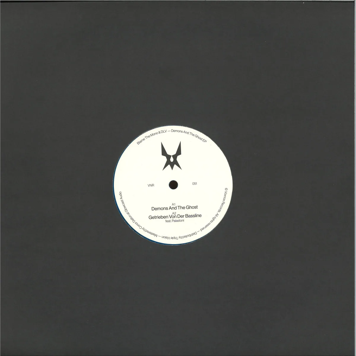 Обратная сторона обложки — Blame The Mono&Dlv — Demons And The Ghost EP