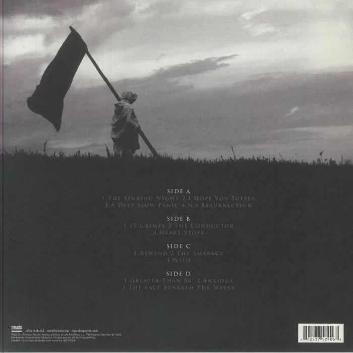 Back cover — AFI — Burials (reissue)