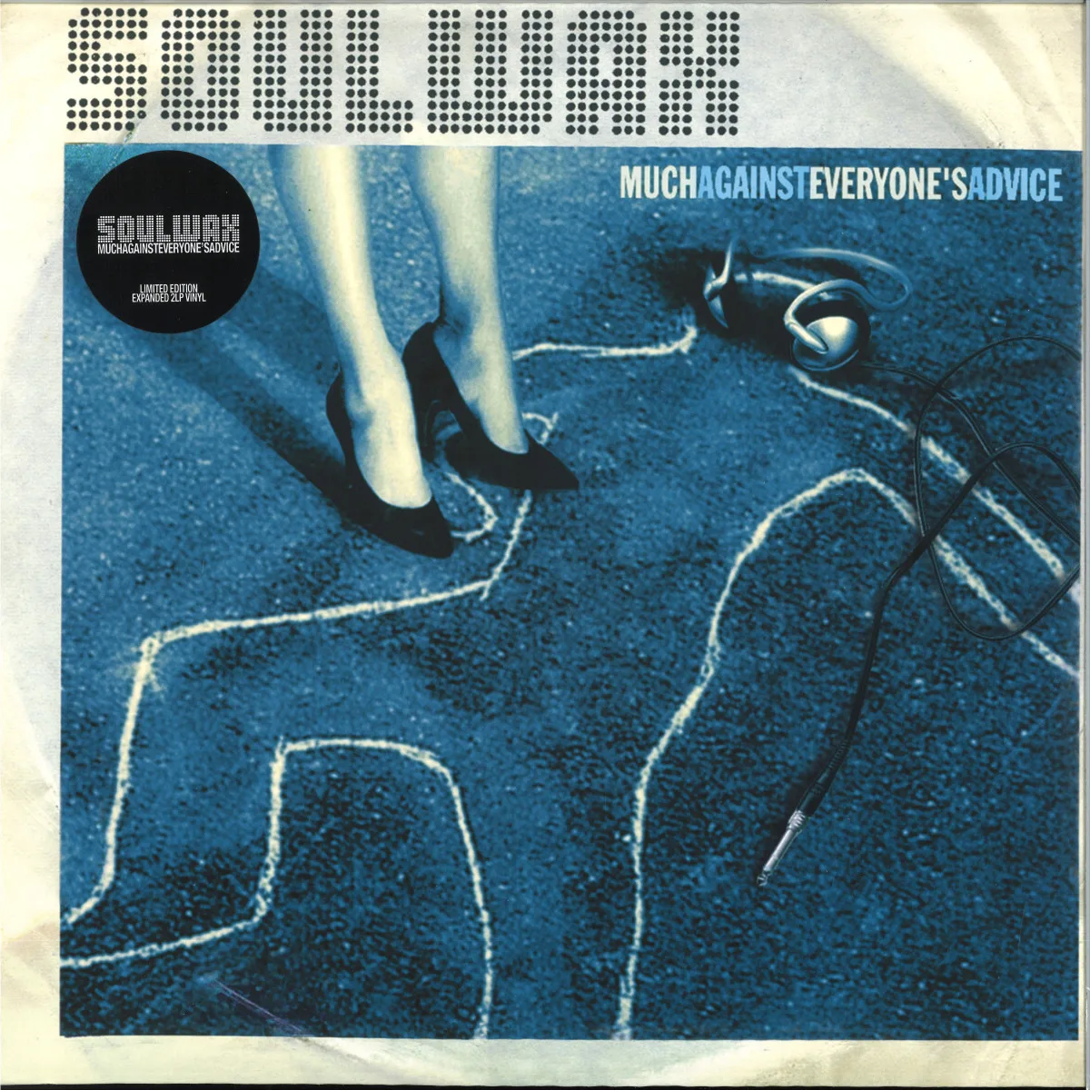Front cover — Soulwax — Much Against Everyone's Advice LP 2x12"