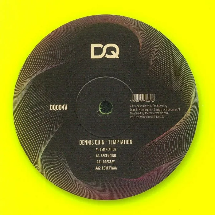 Лицевая сторона обложки — Dennis QUIN — Temptation