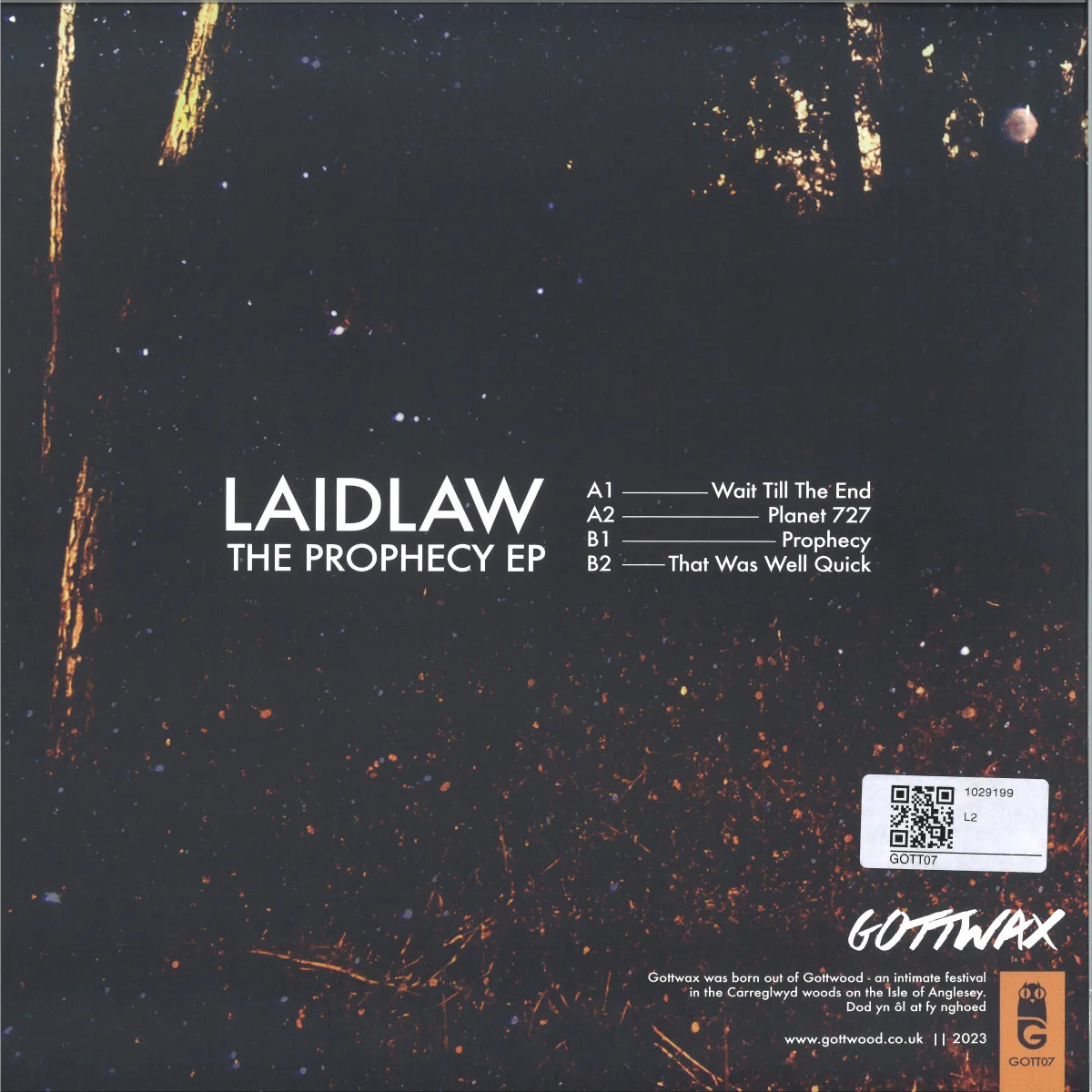 Back cover — Laidlaw — The Prophecy