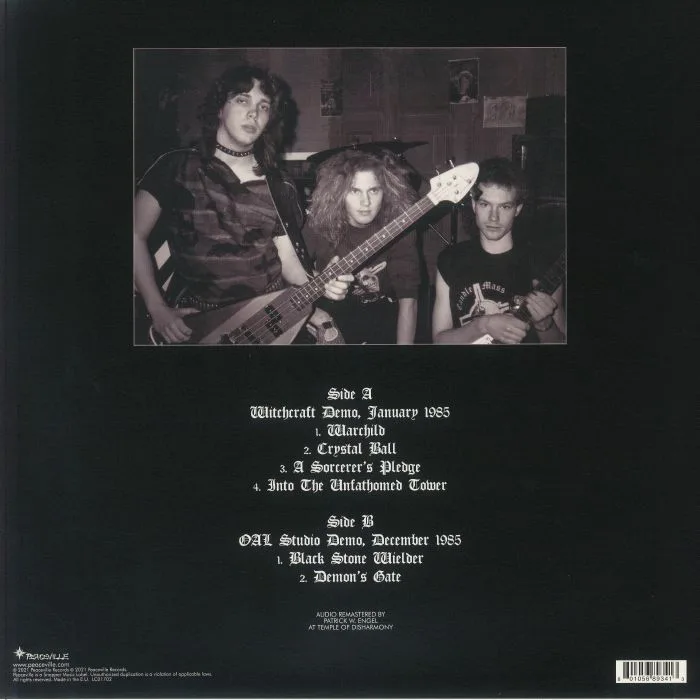 Обратная сторона обложки — CANDLEMASS — Witchcraft