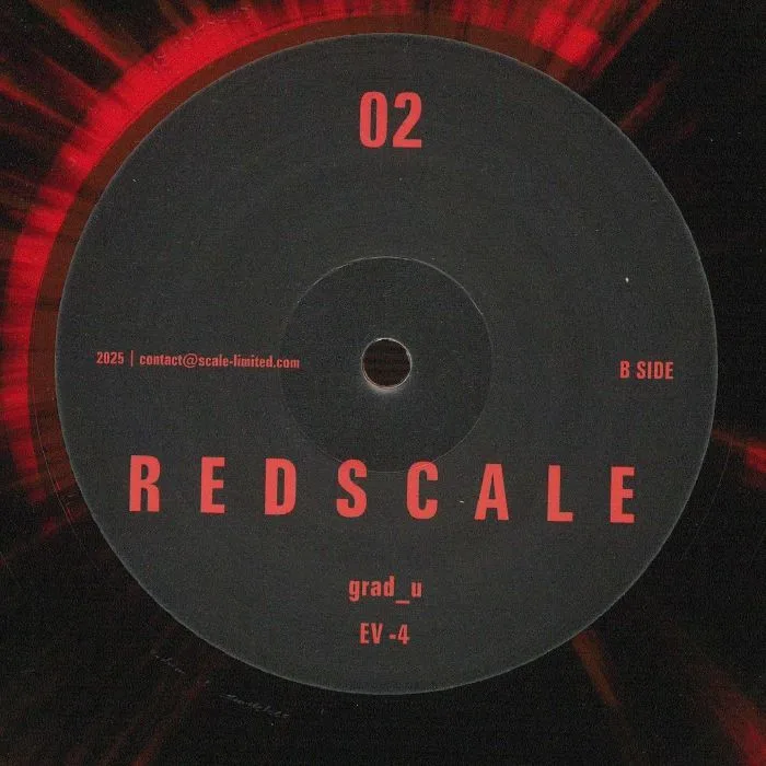 Back cover — GRAD U — Redscale 02 (reissue)