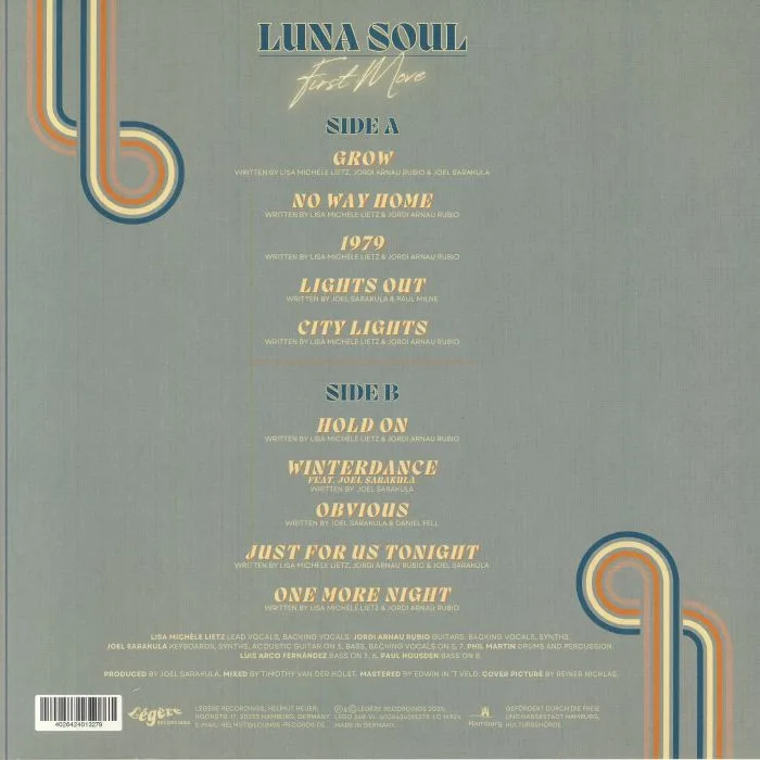 Обратная сторона обложки — LUNA SOUL — First Move