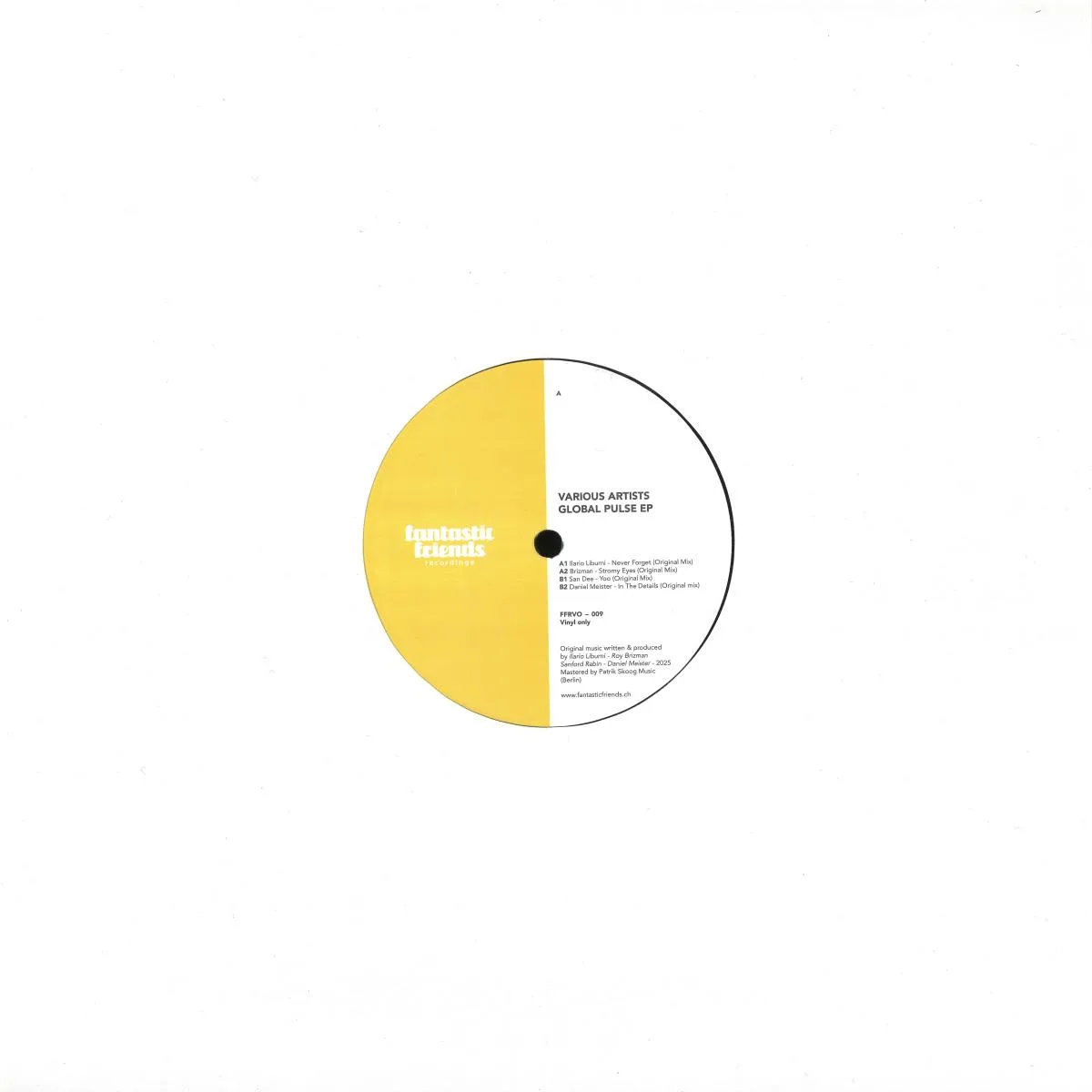 Обратная сторона обложки — Various — Global Pulse EP
