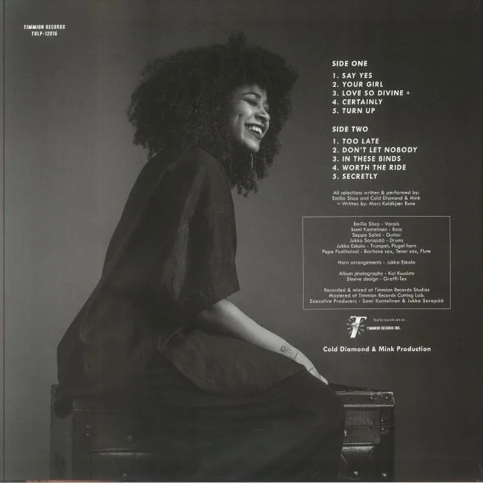 Back cover — Emilia SISCO / COLD DIAMOND & MINK — Introducing
