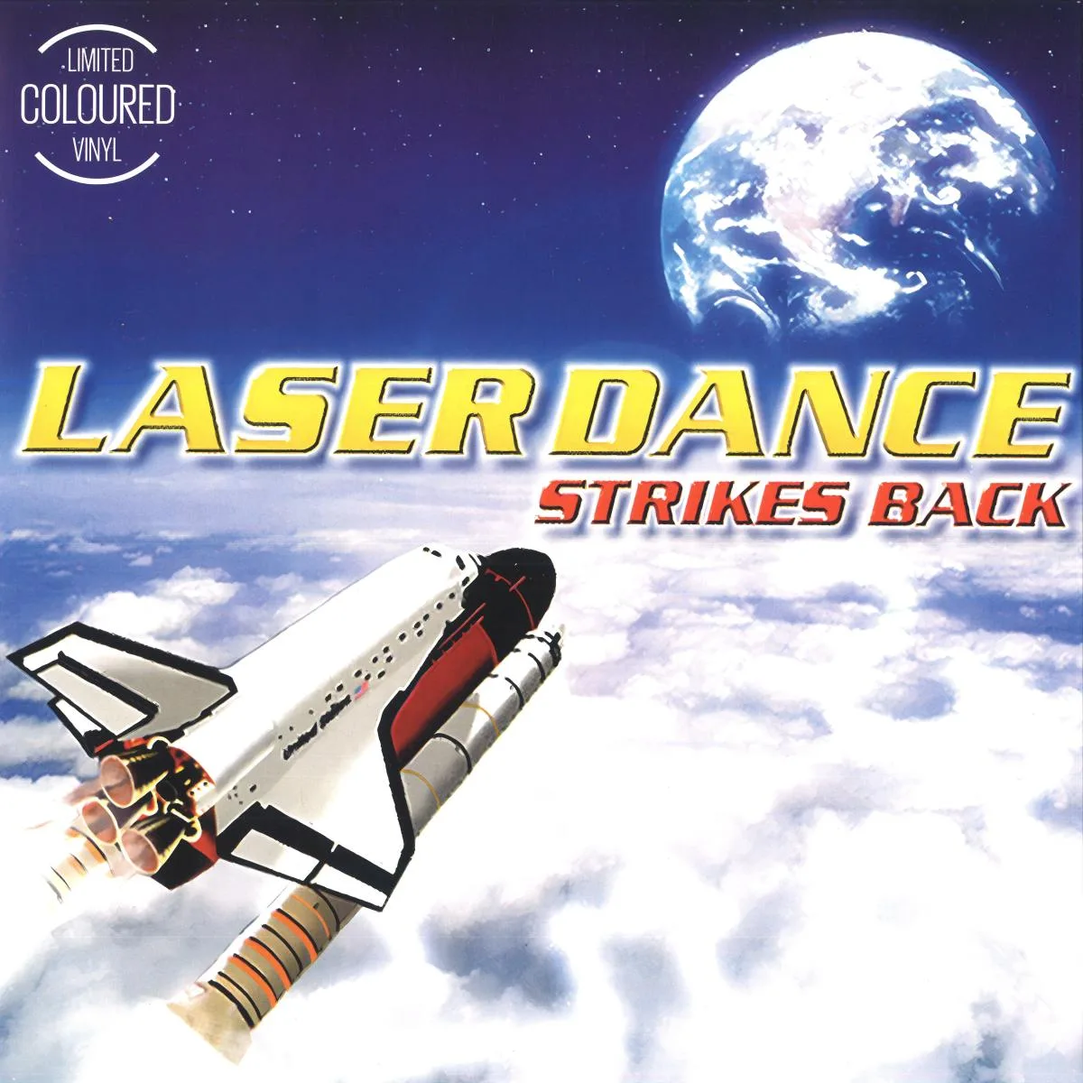 Обратная сторона обложки — LASERDANCE — Strikes Back LP